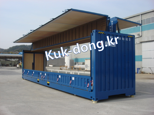 special 20ft 40ft container with easy 3_dimension open door